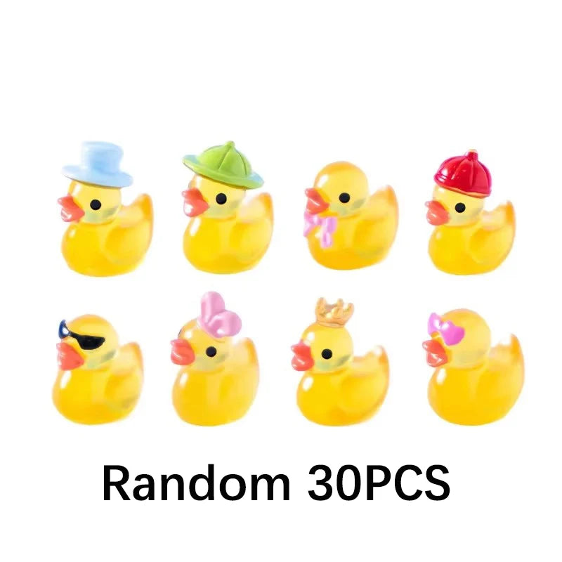 Glow-in-the-Dark Mini Ducks – 30, 60 or 100 Pieces