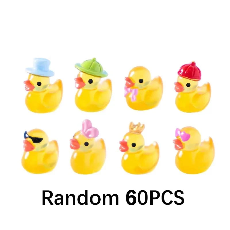 Glow-in-the-Dark Mini Ducks – 30, 60 or 100 Pieces